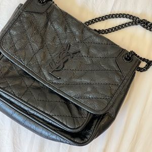 Ysl Saint Laurent black Niki Bag